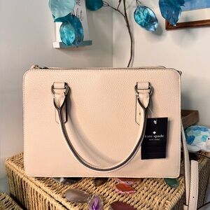 Kate spade Pebbled Leather Mulberry Street shoulder/tote & KS Box Retail…